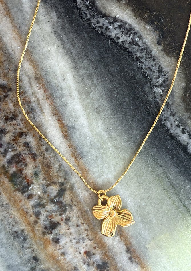 AndBloom The Daisy Necklace Gold for Women
