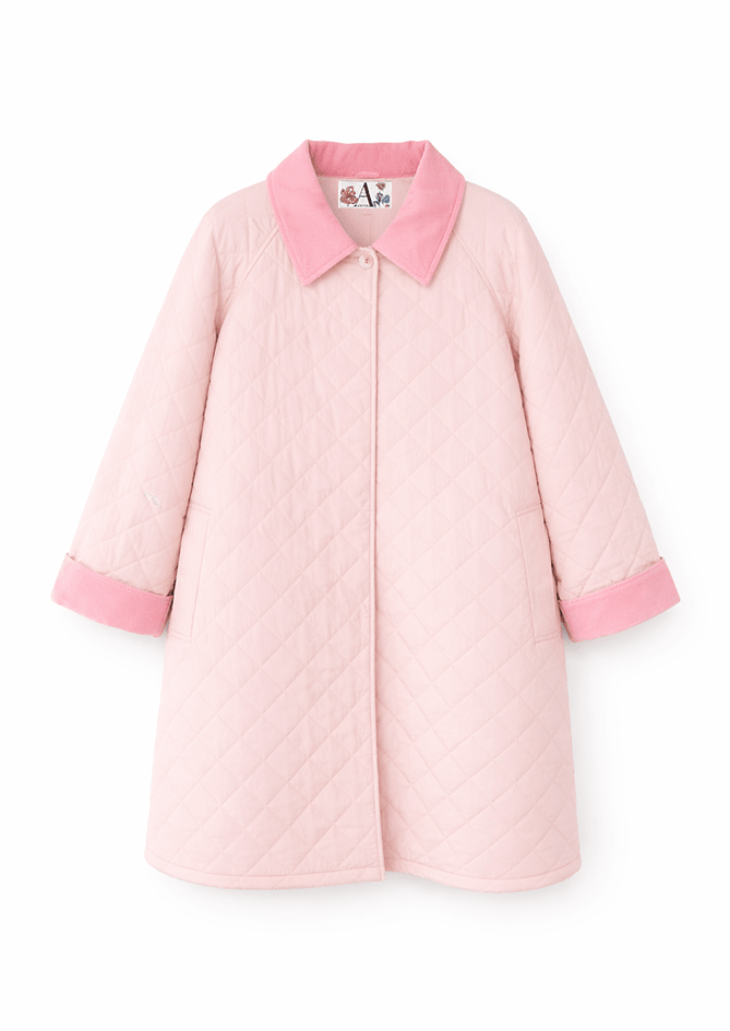 ladies pink dress coat AndBloom The Fluent for Women Occasion: Holiday The Red Ryder | wool ** Colour:Cinnamon