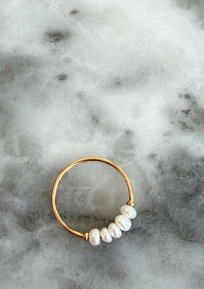 Mini pearl ring - AndBloom