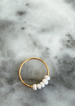 Mini pearl ring - AndBloom