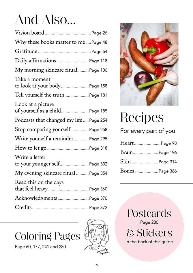 AndBloom - The Guide - Self Reflection Book - Content of the book
