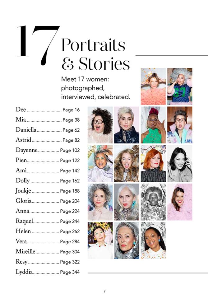 Seventeen portraits of inspiring women featured in The Guide – celebrating visibility and empowerment 40+