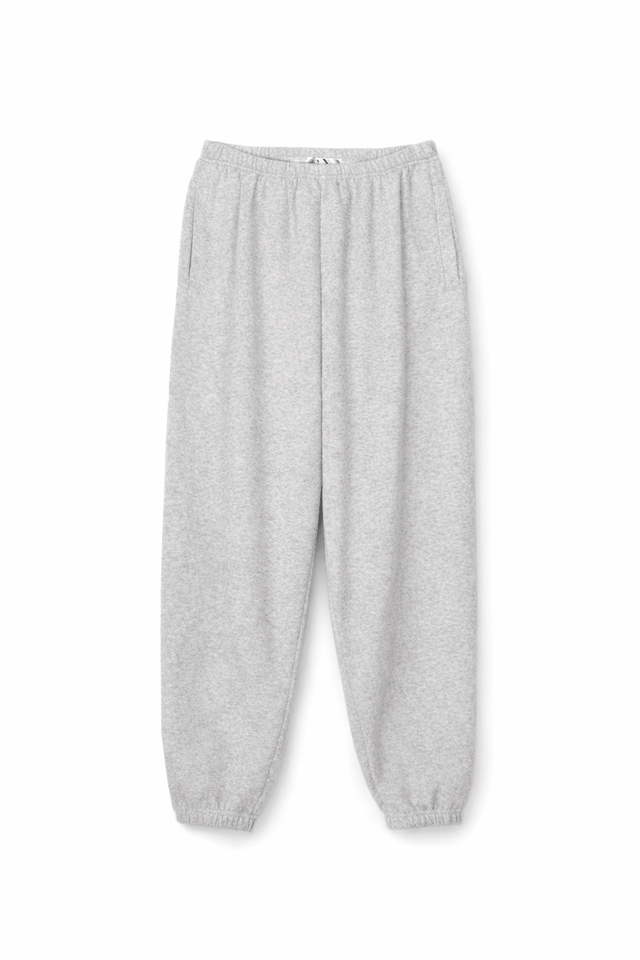 Classic Jogger are grey sweatpants made by AndBloom