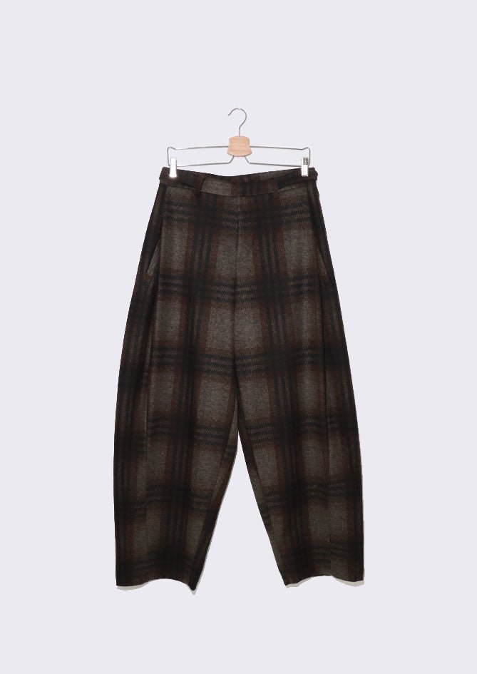 AndBloom Oxford Mark Trousers Dark brown for Women 00000262-C08