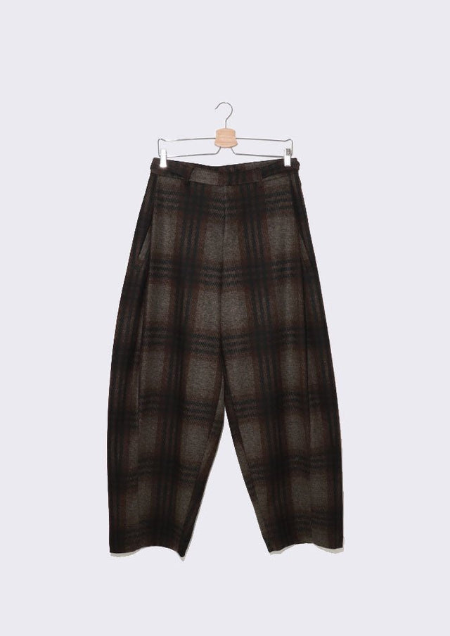 AndBloom Oxford Mark Trousers Dark brown for Women 00000262-C08