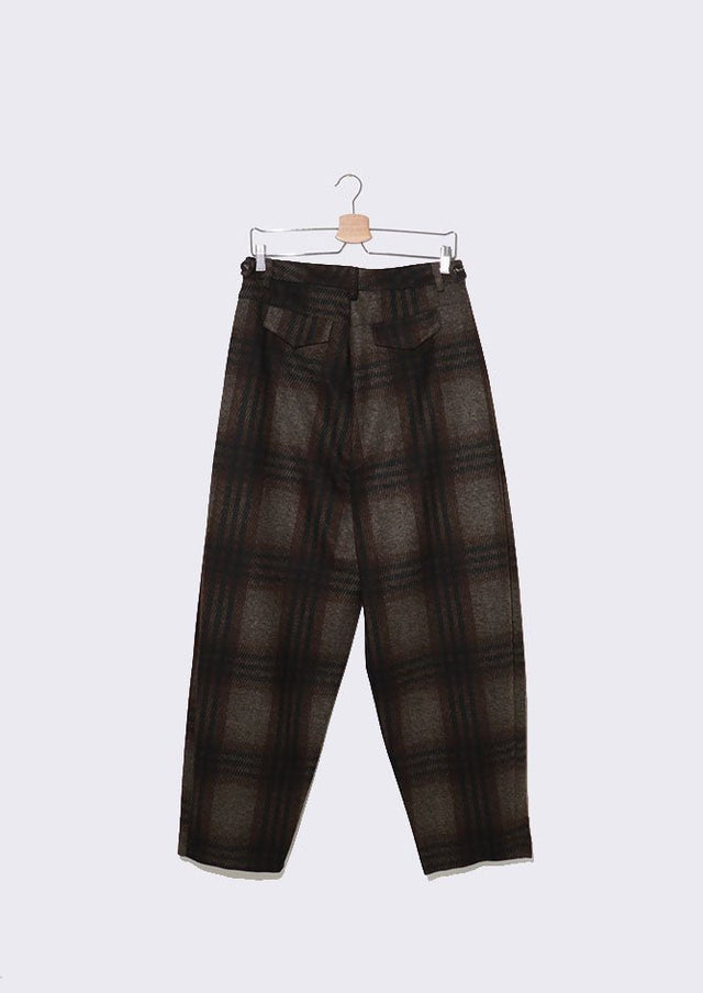 AndBloom Oxford Mark Trousers Dark brown for Women 00000262-C08