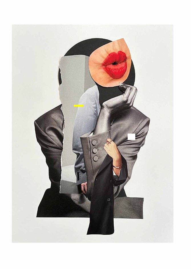 llustrated page in The Guide – creative artwork celebrating women 40+ with empowerment and pro-aging insights