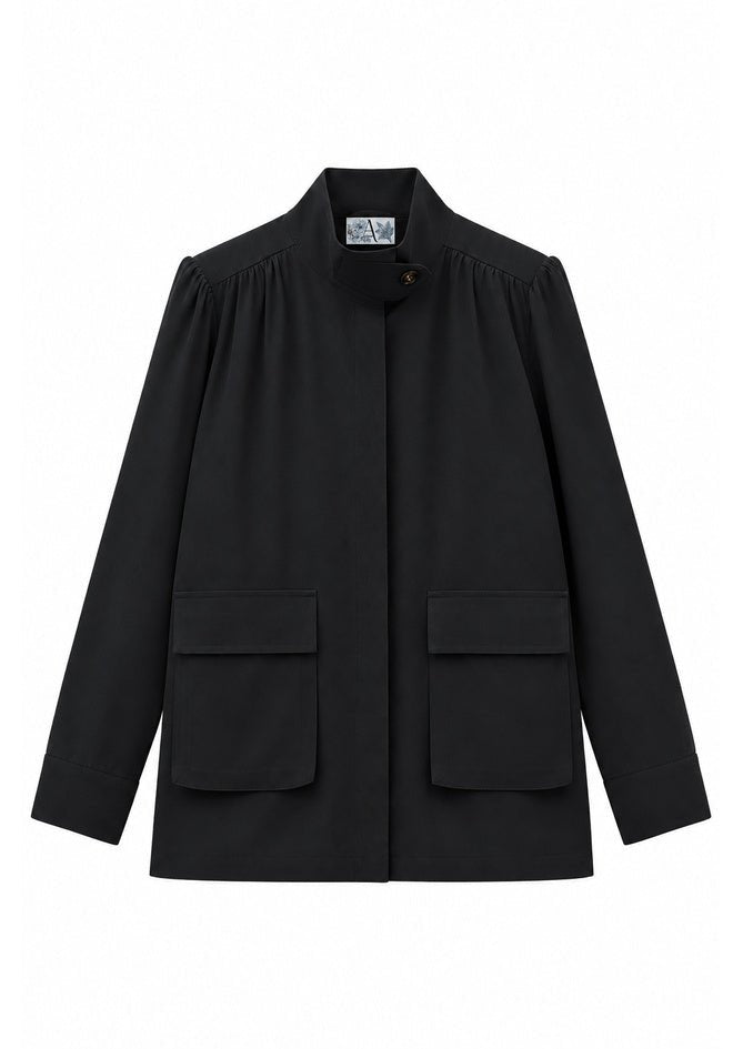 Schwarze Jacke für Damen - Wren - AndBloom