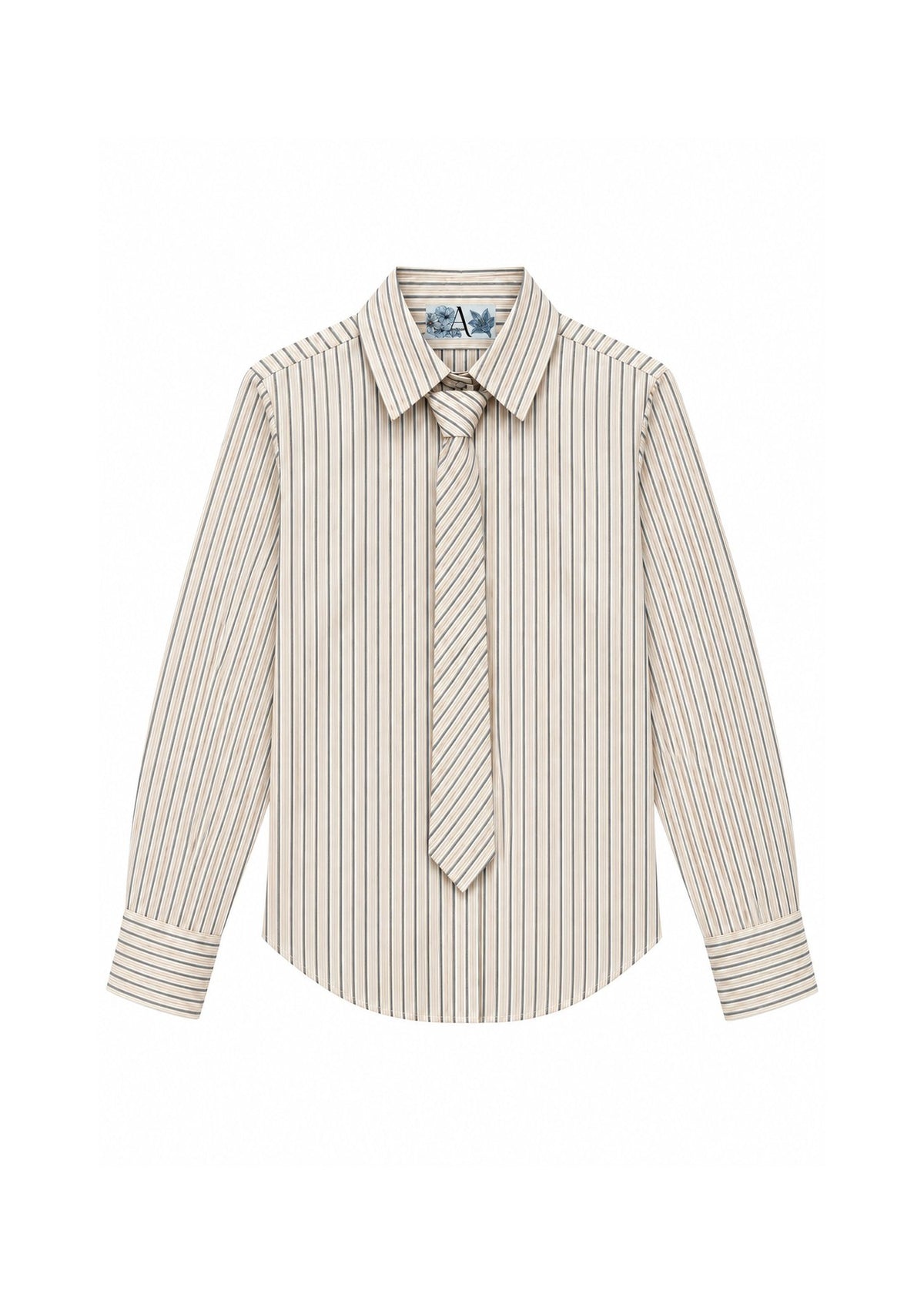 Bluse in Ecru für Damen - Soft Line - AndBloom