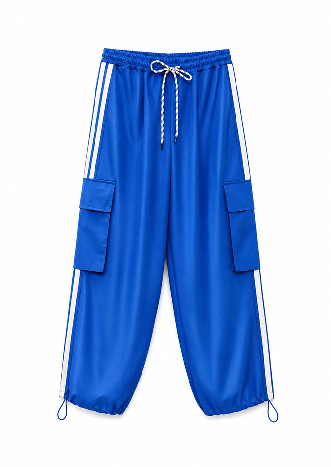 Blue Trousers for Women - Harlem - AndBloom