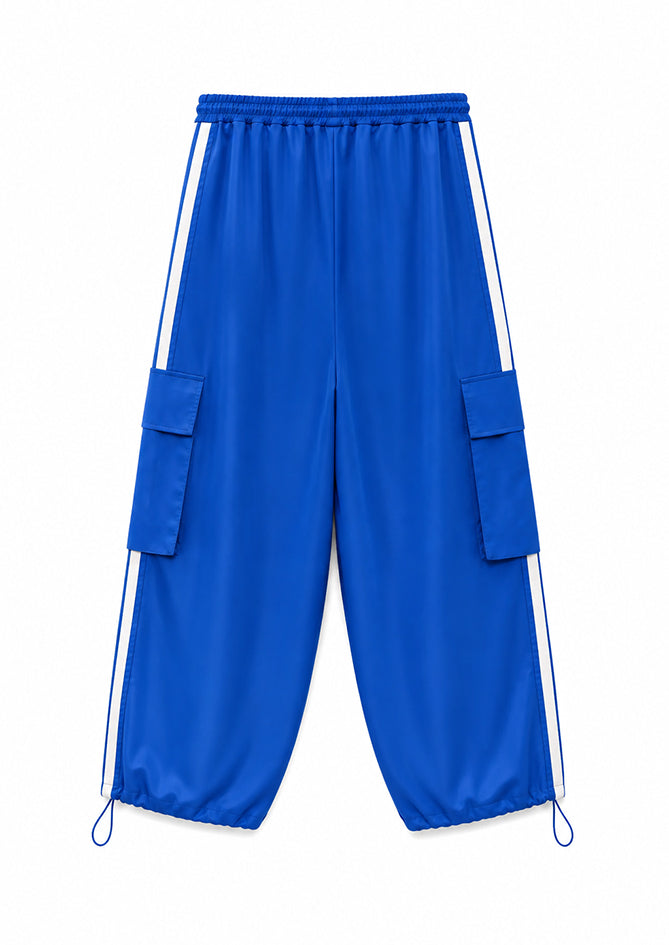 Blue Trousers for Women - Harlem - AndBloom