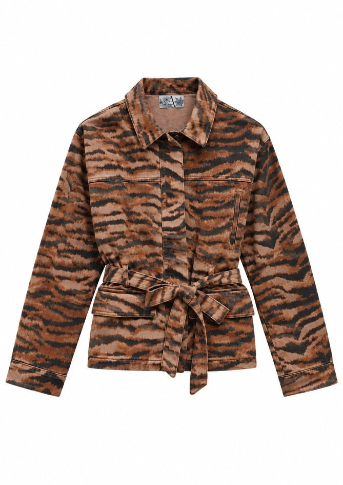 Braune Jacke für Damen - Tala - AndBloom
