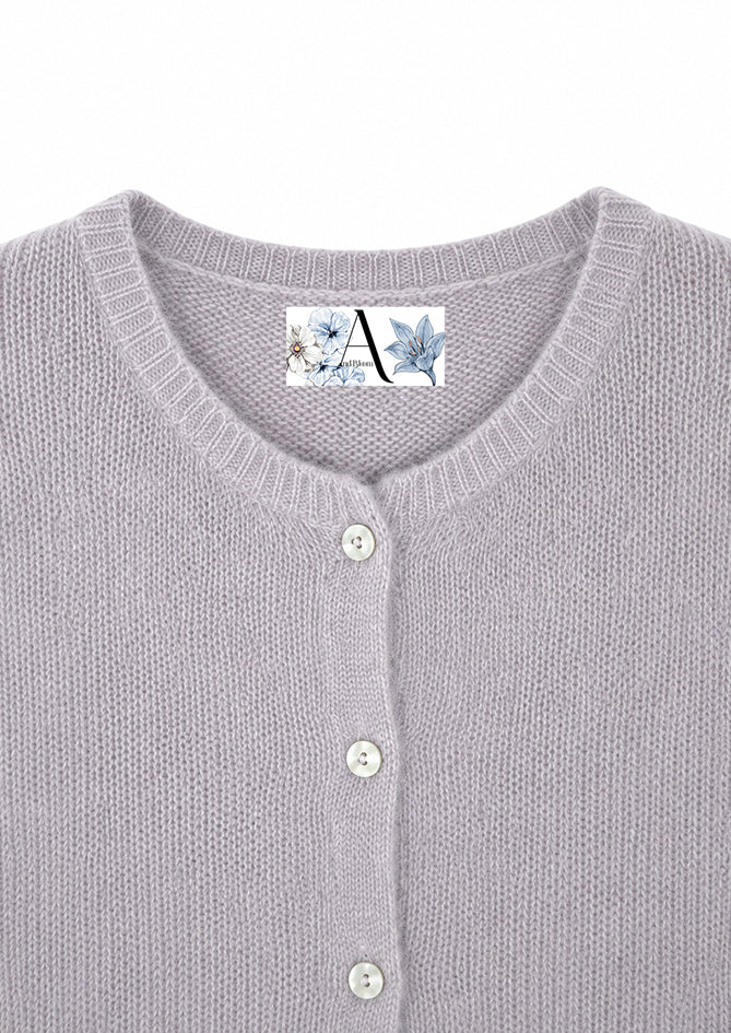 Cardigan gris foncé pour femme - November - AndBloom