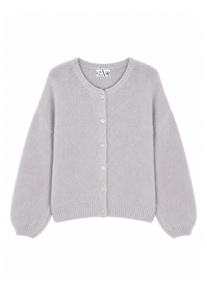 Cardigan gris foncé pour femme - November - AndBloom