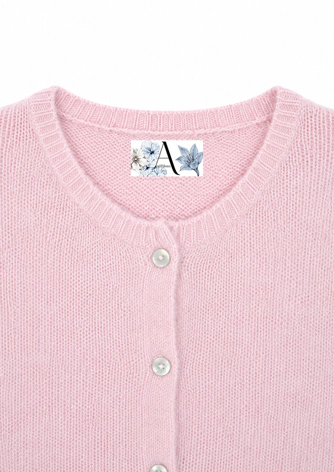 Dusty Pink Cardigan for Women - September - AndBloom