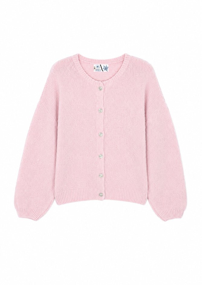 Dusty Pink Cardigan for Women - September - AndBloom