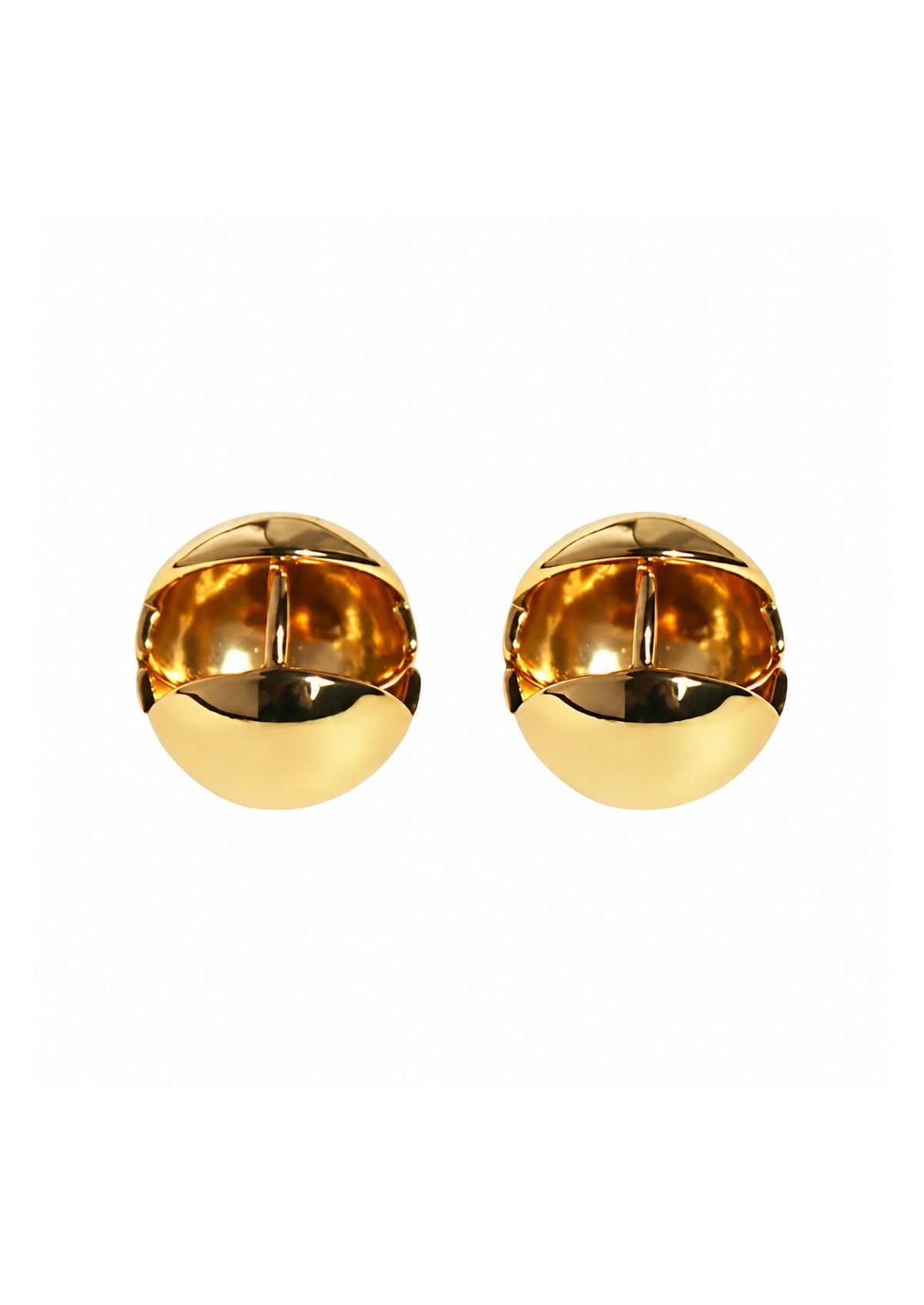 Earring in Gold for Women - Sol - AndBloom, photo 2