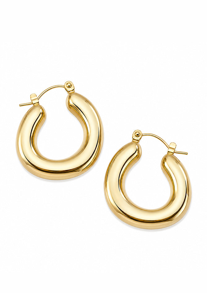 Gold Earring for Women - Mae - AndBloom