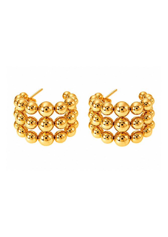 Gold Earring for Women - Signature Piece - AndBloom