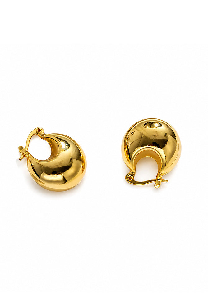 Gold Earring for Women - Venus Curve - AndBloom