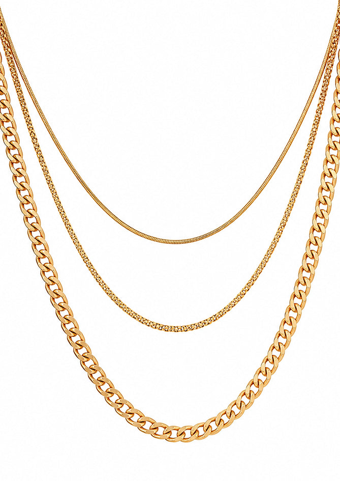 Goldkette für Damen - Mathilde - AndBloom