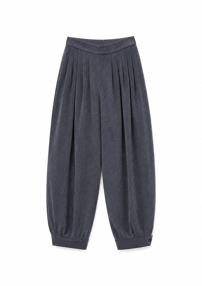 Grey Trousers for Women - New Delhi - AndBloom