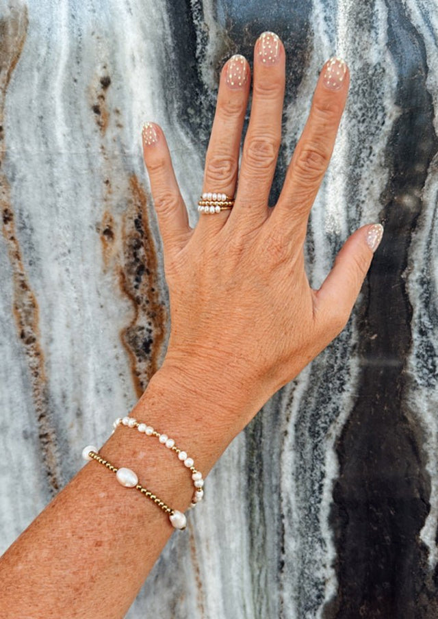 Mini pearl ring - AndBloom