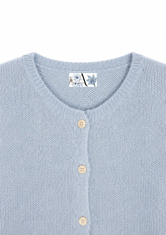 Ice Blue Cardigan for Women - Copenhagen - AndBloom