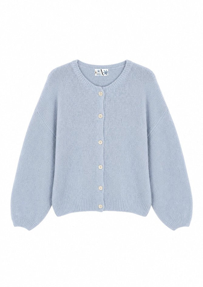 Ice Blue Cardigan for Women - Copenhagen - AndBloom
