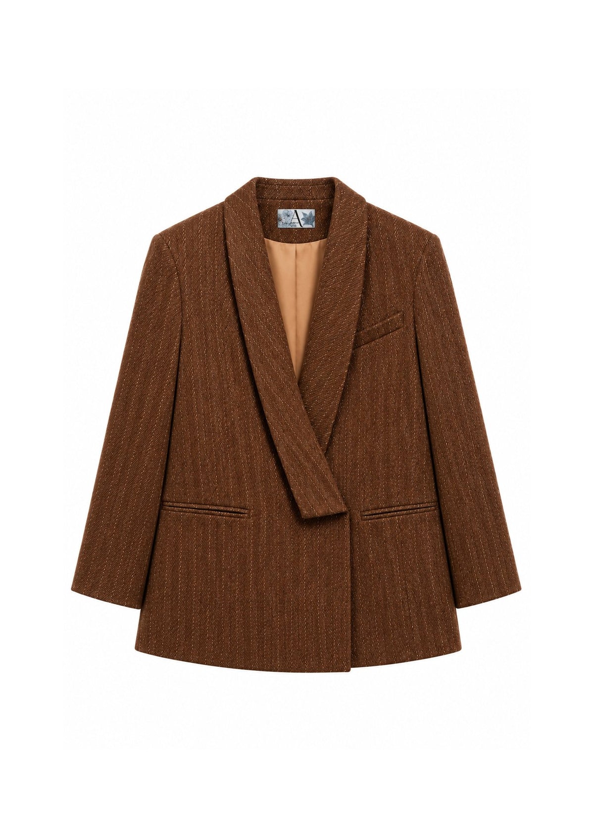 Jacke in Braun, Offwhite für Damen - Warron - AndBloom