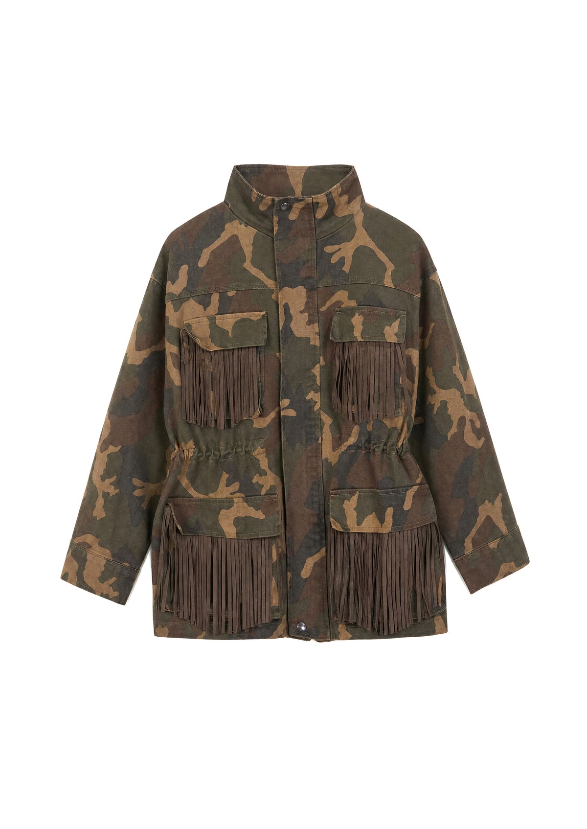 Jacke in Dunkelgrün für Damen - Camille - AndBloom