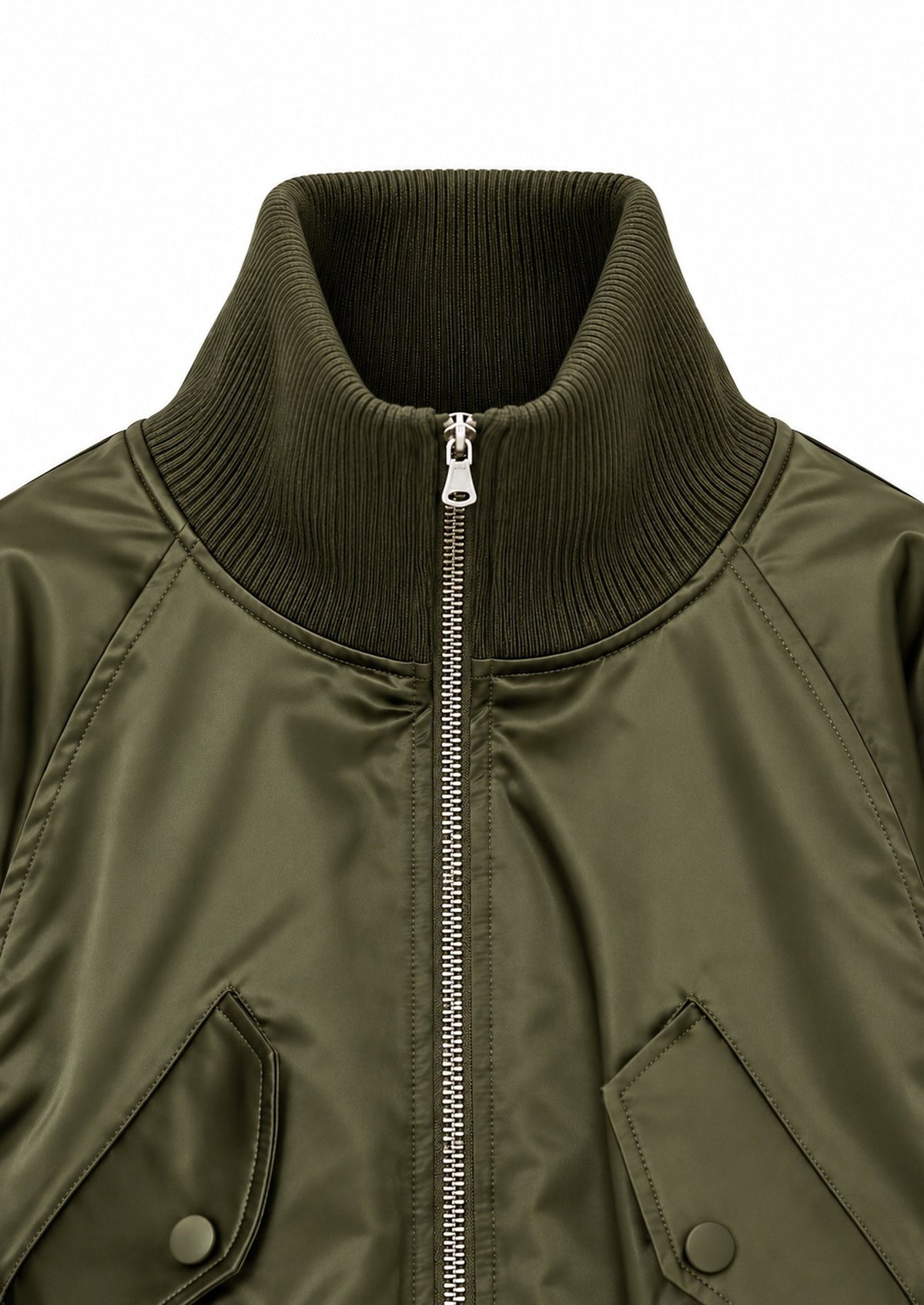 Jacket in Dark green for Women - Noa - AndBloom, photo 2