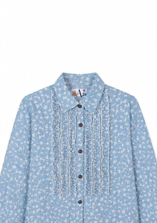 Light blue Shirt for Women - Julie - AndBloom