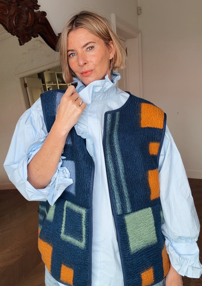 Light blue chic statement shirt — Pure Chloe, AndBloom