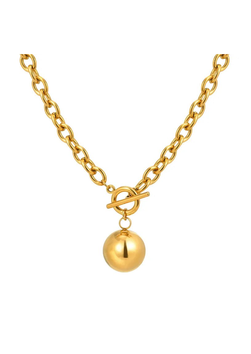 Necklace in Gold for Women - Sfera - AndBloom