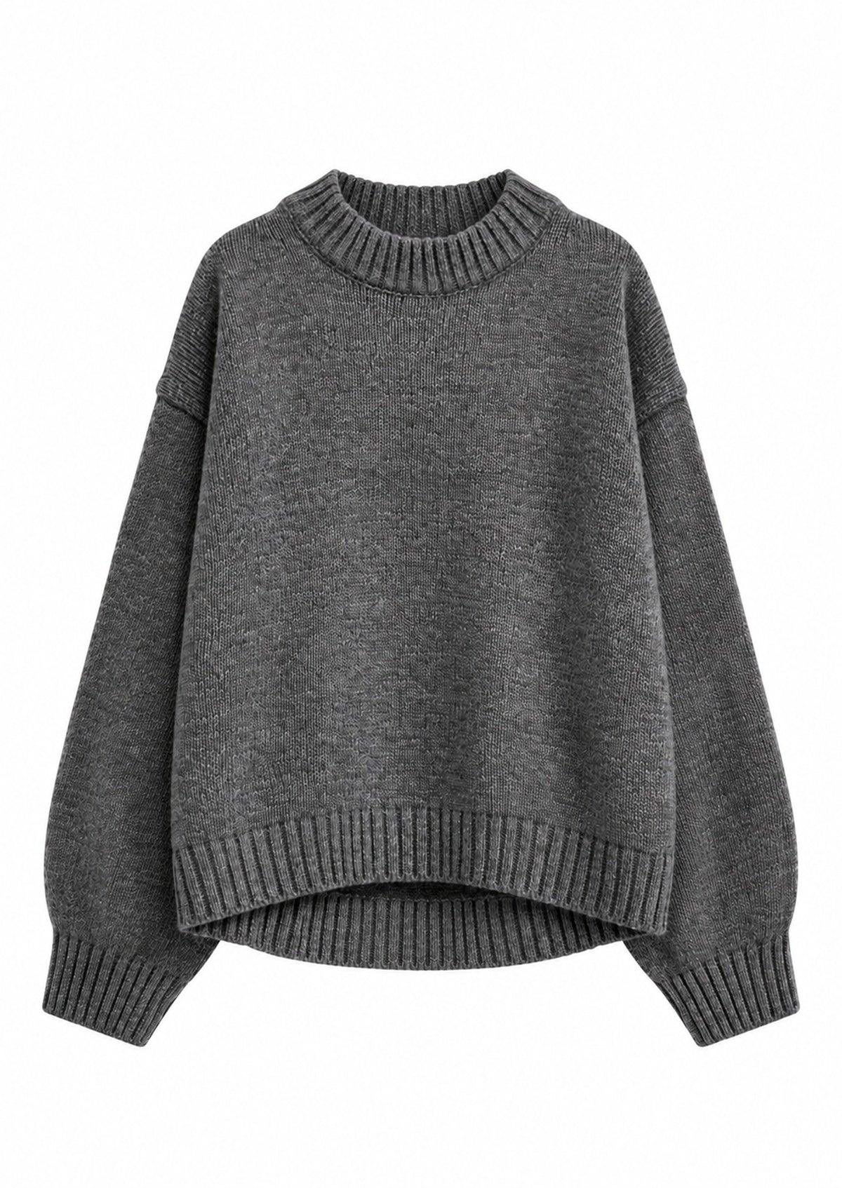 Sweater in Dark grey for Women - Vilde - AndBloom