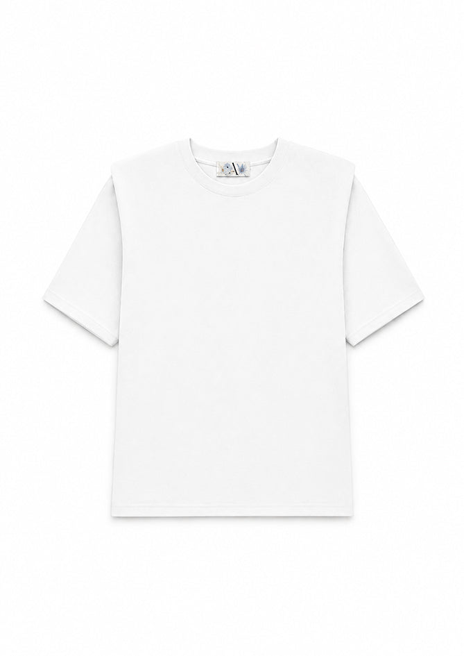 White T-Shirt for Women - Sira - AndBloom