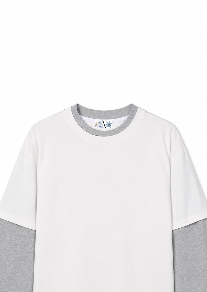 White T-Shirt for Women - Soft Grunge - AndBloom